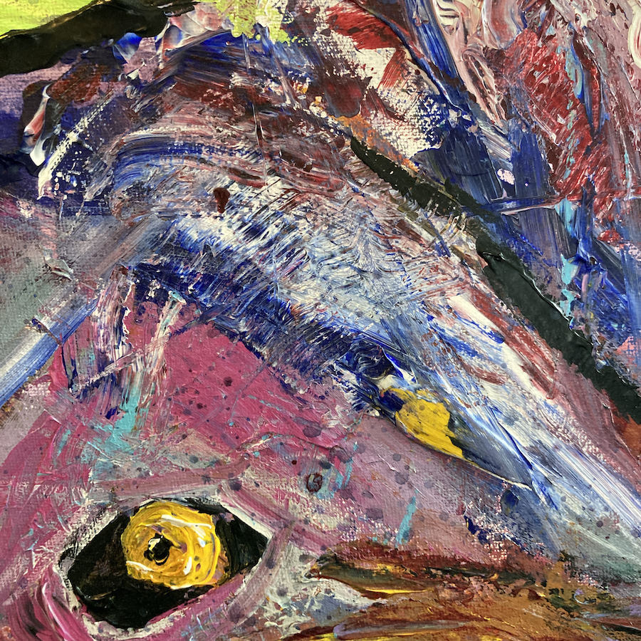 wolf painting - 3 wolf painting - 3